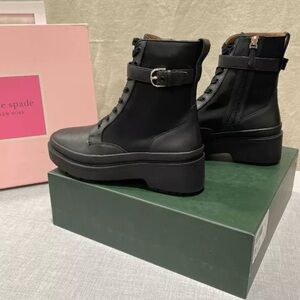 Kate Spade Winona combat boots size 7